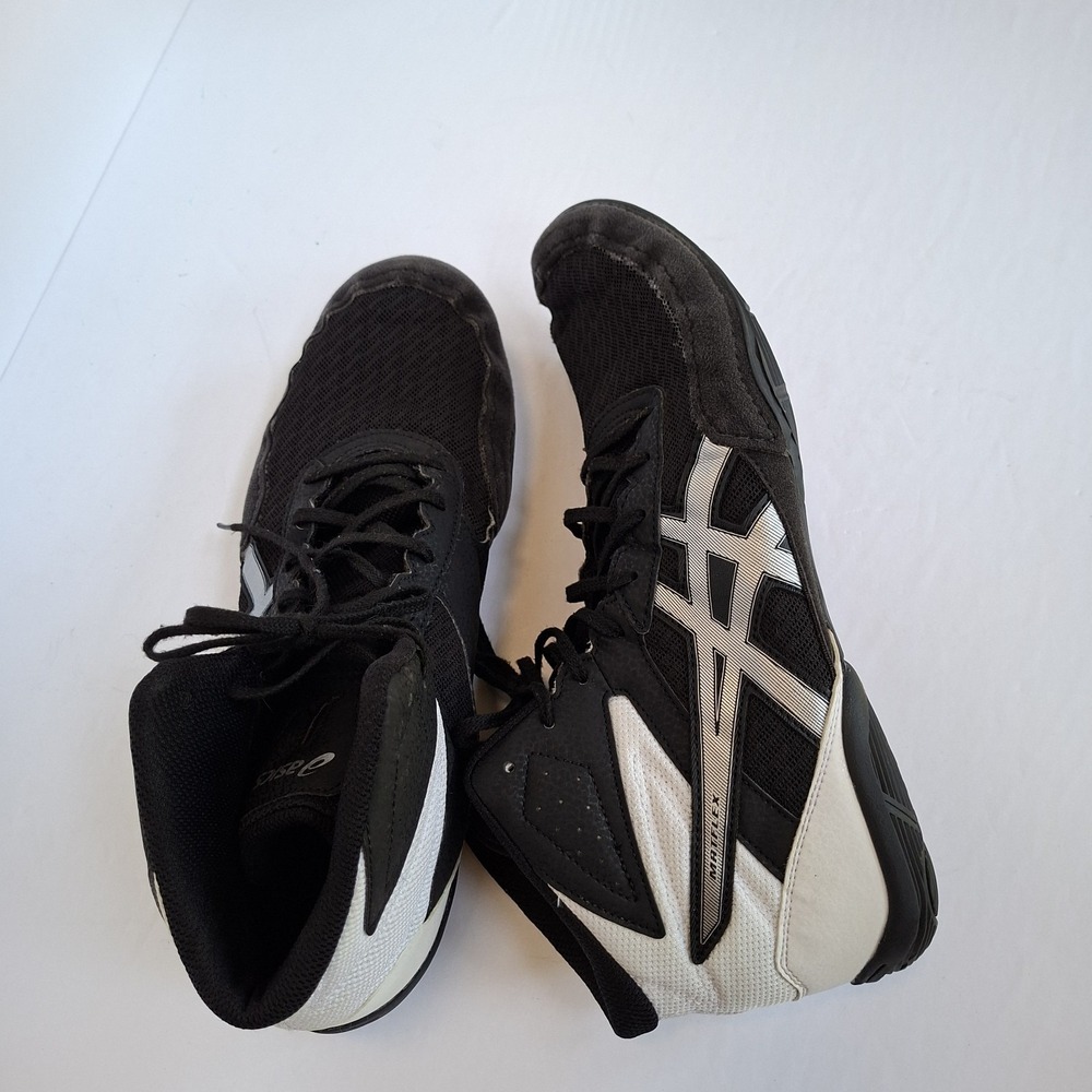 Asics‎ Size 12 Mens Matflex 6 Wrestling Shoes 1081A021-001 Black Silver